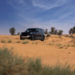 Land Rover discovery in the desert