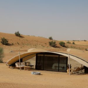 Desert glamping