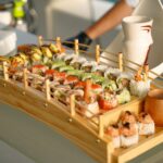 Sushi served on VIP super yacht Dining Experience