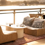 Sofa on top of Luxury Dhow