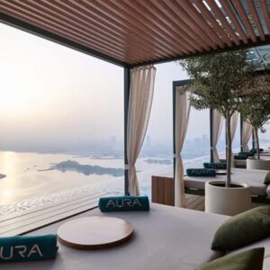 Cabanas at Aura Skypool