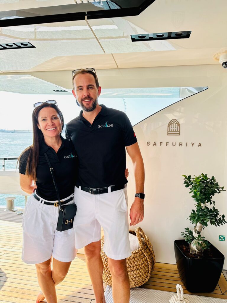 Susi and Alastair Russell-Park, founders of GoToDXB Corporate Concierge and Destination Management Company in Dubai