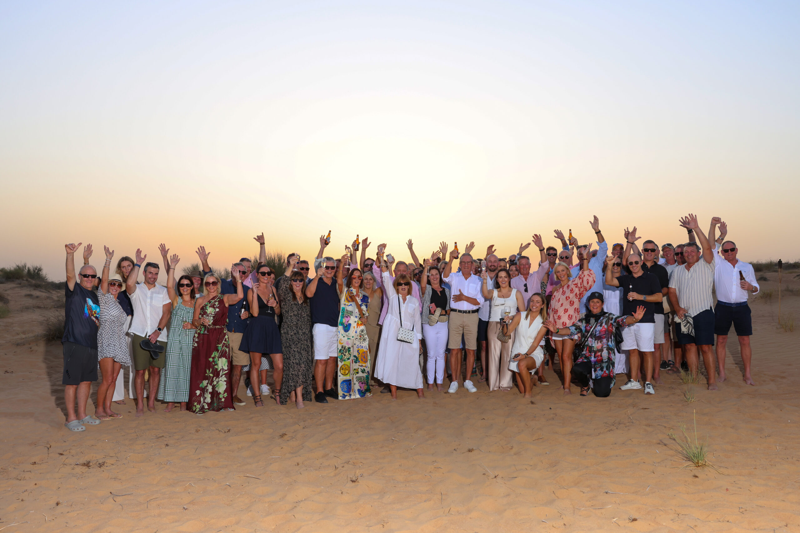 Corporate Desert group photo
