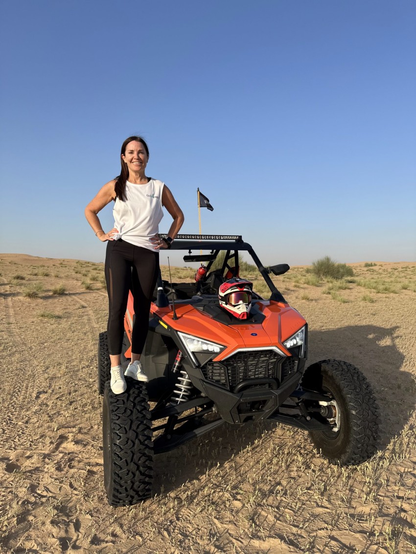 Susi Russell-Park Buggy in Desert